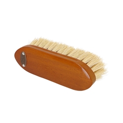 QHP Grooming sæt ROYAL - Naturbørster i æske /Brun - Dandy brush med korte børster